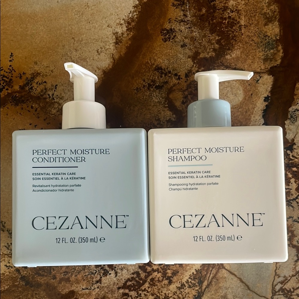 BRAND NEW CEZANNE MOISTURE HAIR SHAMPOO & CONDITIONER! From salon.